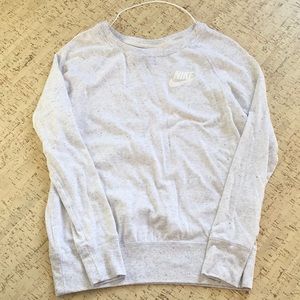 Nike Lightweight “Just Do It” Long-sleeve top - White Speckle - Medium